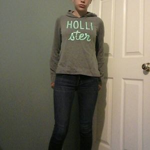 Gray Hollister hoodie!!